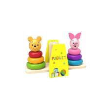 GERARDOS TOYS Disney puidust tasakaalumäng Karupoeg Puhh ja Notsu TY021 (52503)