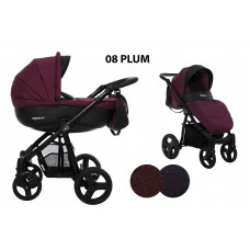 BABYACTIVE MOMMY Vanker-jalutuskäru  2in1, Plum 08