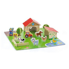 VIGA mängu komplekt Farm 3D 50540