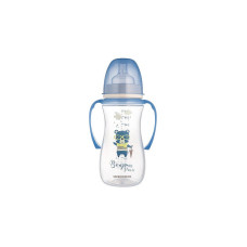 CANPOL BABIES Anti-Colic lutipudel käepidemega, 300 ml PP EasyStart BONJOUR PARIS, 35/241_blu