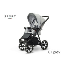 LONEX SPORT jalutuskäru,01 Grey