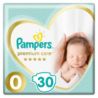 Pampers Premium Care S0 (Premature) mähkmed 1-2.5kg, 30tk.