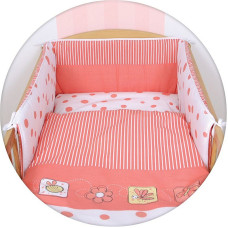 Voodipesu komplekt 3-osaline CEBABABY135x100cm PEAS CORAL