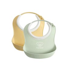 BABYBJORN SMALL BIB pudipõll  2tk. 4m+, Powder Yellow / Powder Green 052042