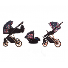 BABYACTIVE MUSSE vanker jalutuskäru  3in1, Dark Rose