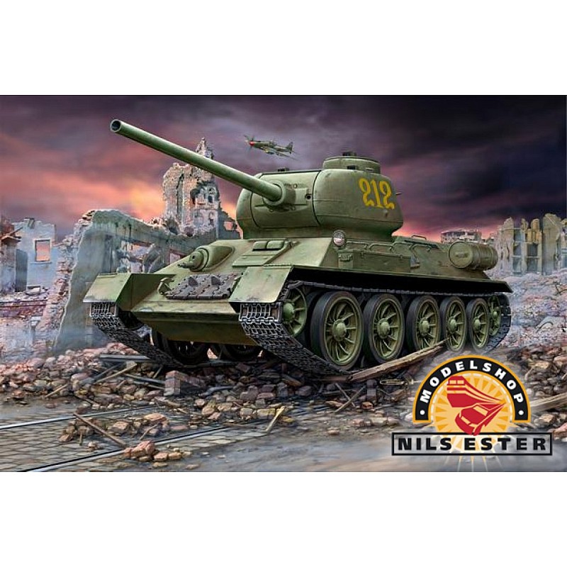 REVELL mudelikomplekt tank T-34/85 1:72, 03302