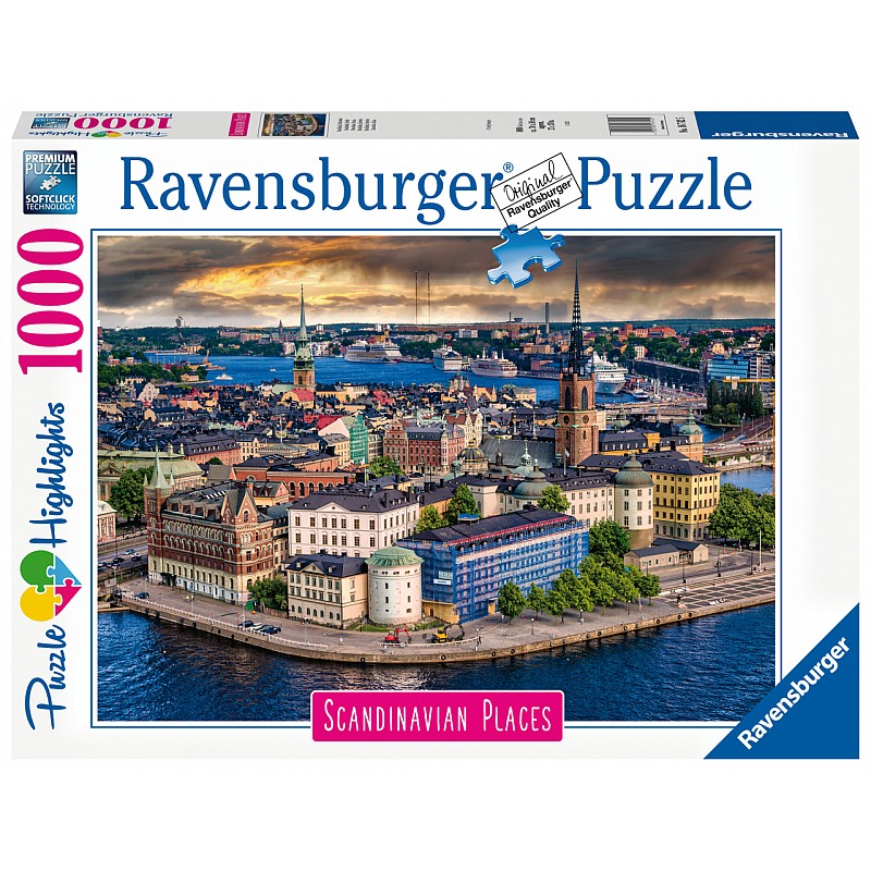 RAVENSBURGER pusle Stockholm, Sweden 1000tk., 16742