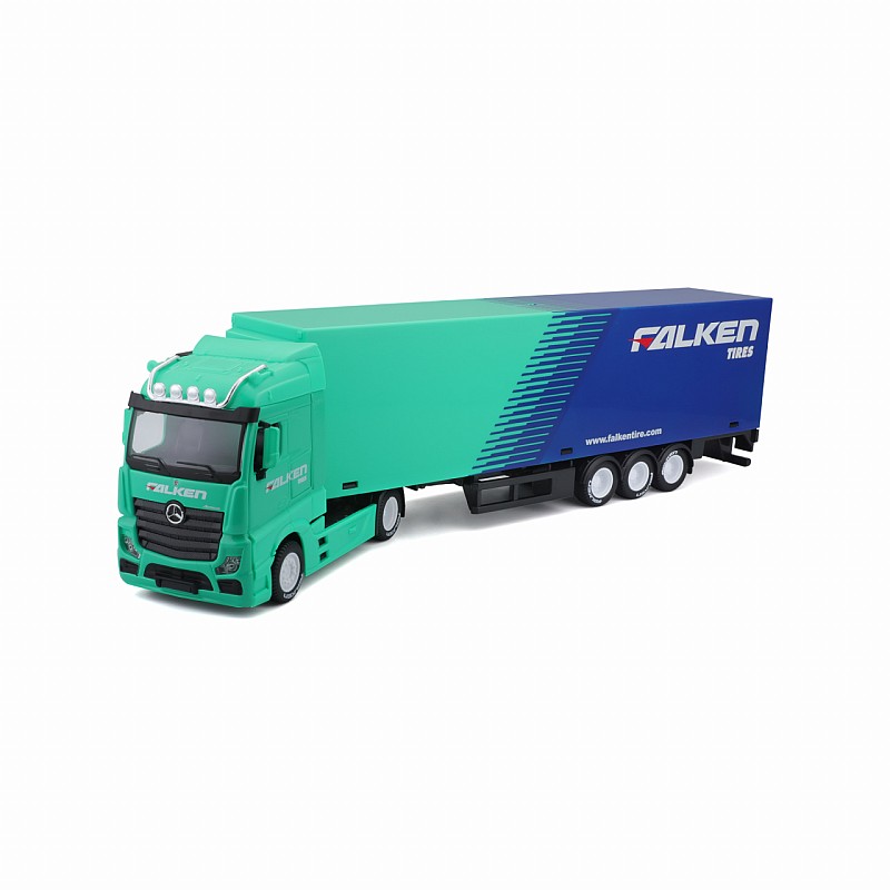 BBURAGO 1:43 treiler järelhaagis M-B Actros Gigaspace, 18-31460