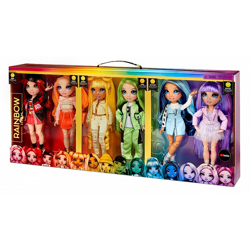 RAINBOW HIGH Imeliste riiete komplekt 6 pakk