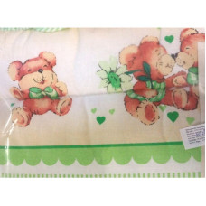 KIECZMERSKI LOVELY BEARS Voodipesu komplekt, 3 eset 135х100сm, 160сm - roheline