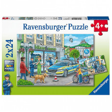 Ravensburger pusle 2X24 Police at Work R 05031