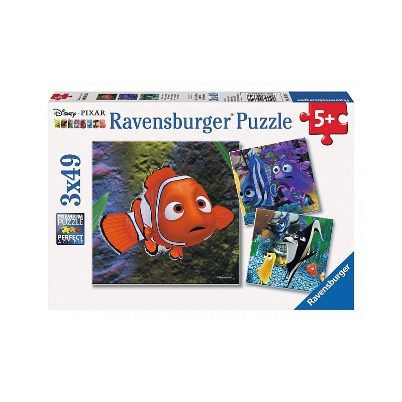 Ravensburger  pusle 3x49 NEMO R 09371