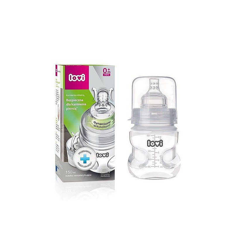 LOVI Isesteriliseeruv lutipudel 150ml, 0m+. 21/573 ALLAHINDLUS