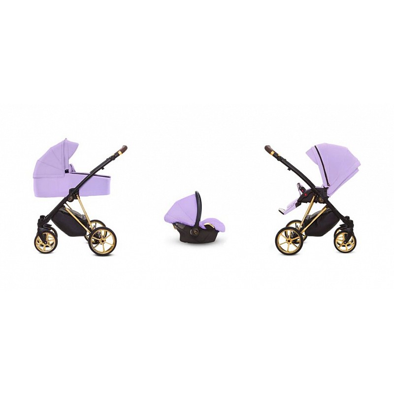 BABYACTIVE MUSSE vanker-jalutuskäru 3in1, Ultra LILAC