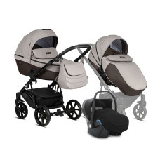 TUTIS VIVA 4 vanker-jalutuskäru 3in1, 068 WARM GREY