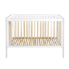 TROLL LUKAS võrevoodi 120x60сm White/Natural COT-LU0514