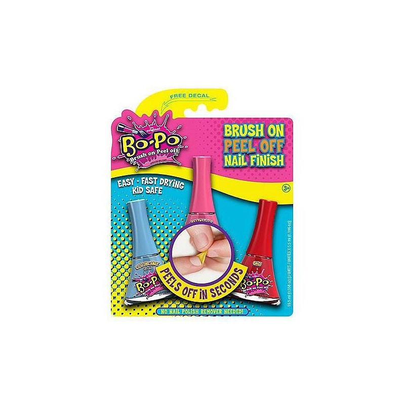 WORXTOYS WORXTOYS BO-PO Lõhnavad Küünelakid, 3 tk