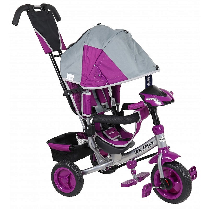 Kolmerattaline jalgratas BABY MIX LUX BIKE  XG6519-T16 GREY/VIOLET