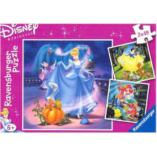 Ravensburger pusle 3x49 Princess R 09339