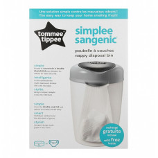 TommeTippee konteinerisse mähkmed Simple Sangenic, valge