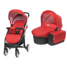 Vanker-jalutuskäru 2in1 4BABY ATOMIC-RED