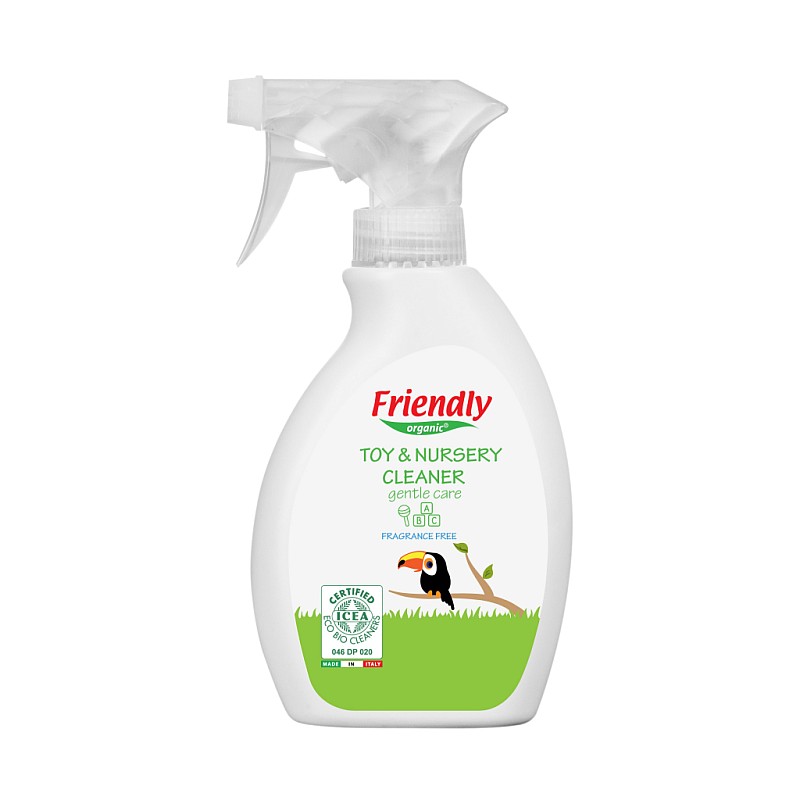 FRIENDLY ORGANIC lõhnatu mänguasjade ja lastetoa puhastusvahend aloe veraga 250 ml FR2311