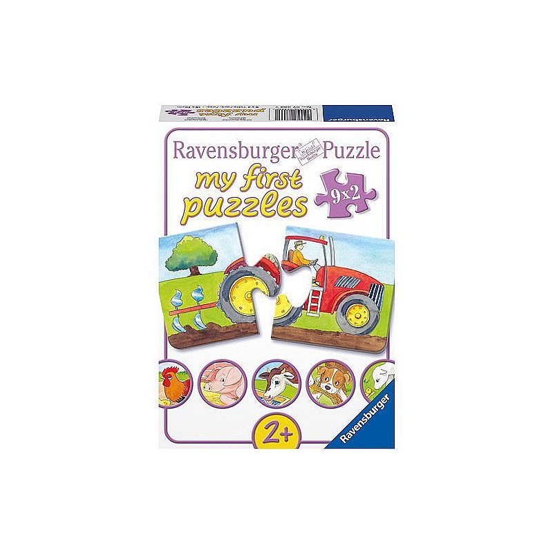 Ravensburger Minu esimene pusle 9x2 On the Farm R 07333