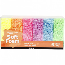 CREATIV Soft Foam mass modelleerimiseks 6x10g, 78060