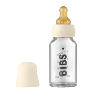 BIBS Klaasist lutipudel 110ml Ivory ALLAHINDLUS