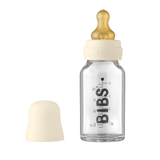 BIBS Klaasist lutipudel 110ml Ivory ALLAHINDLUS