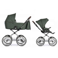 ROAN COSS Classic vanker jalutuskäru 3in1, NIGHT GREEN