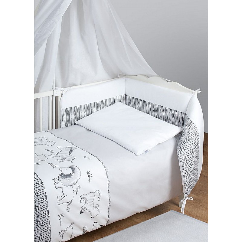 Voodipesu komplekt 3-osaline BABY MATEX BIANCO 135х100сm - Safari