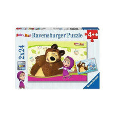 Ravensburger Пазл 2x24 Maša un lācis R09046