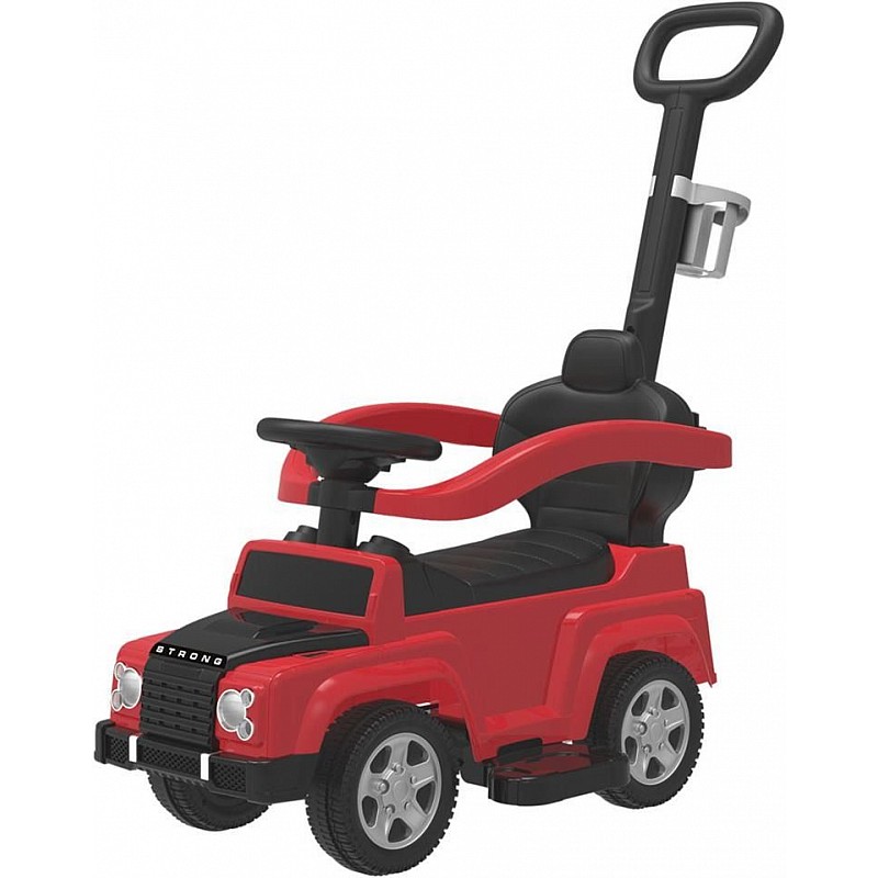 Tõukeauto BABY MIX Jeep, UR-HZ635 punane