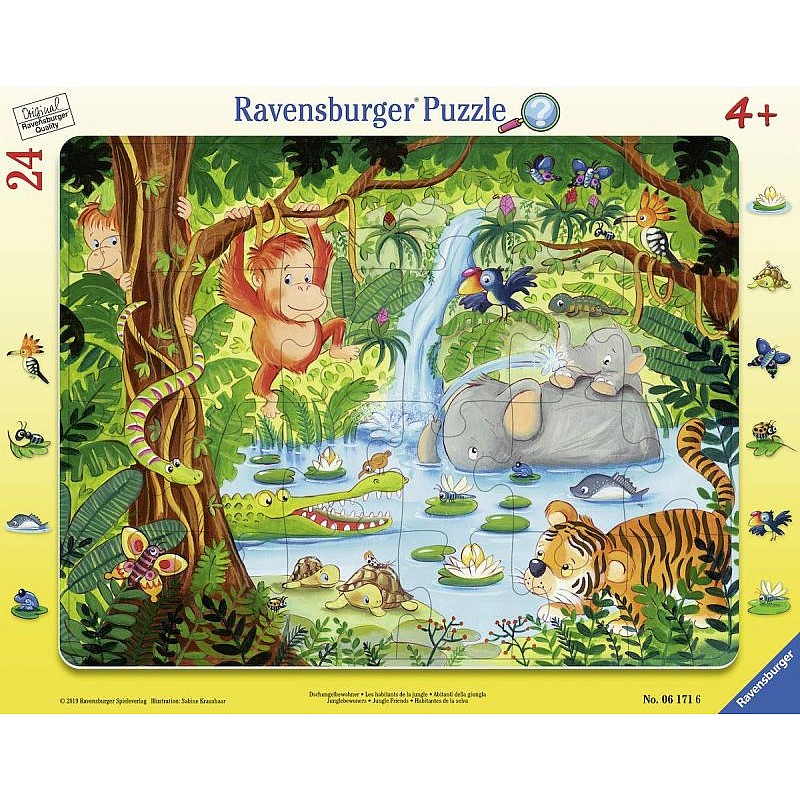 Ravensburger pusle  ANIMALS 24tk R06171 LÕPUMÜÜK