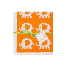 Pleed DUET BABY  80*90сm ELEPHANT 507 oranž