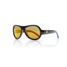 Akcija! SHADEZ Designer Polka Sunflower Black Junior bērnusaules brilles, 3-7 gadi