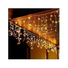 Garlianda icicles flash 200 LED, warm white