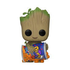 FUNKO POP! Vinyl figuur: I Am Groot - Groot with cheese puffs