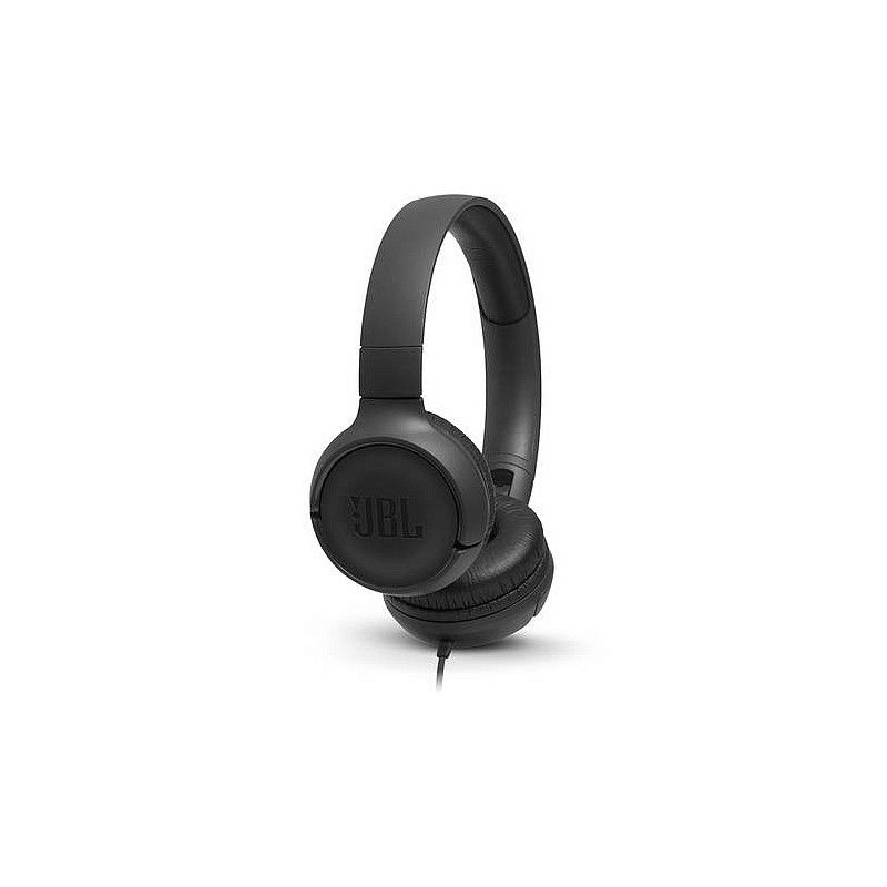 JBL on-ear Juhtmega kõrvaklapid, must JBLT500BLK