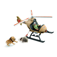 SCHLEICH WILD LIFE Helikopteriga Loomade Päästmine