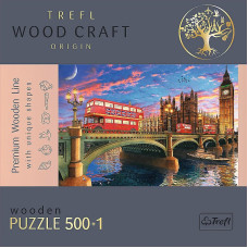 TREFL Wood Craft Puidust pusle - Westminsteri palee, Big Ben, London, 500 tk 20155