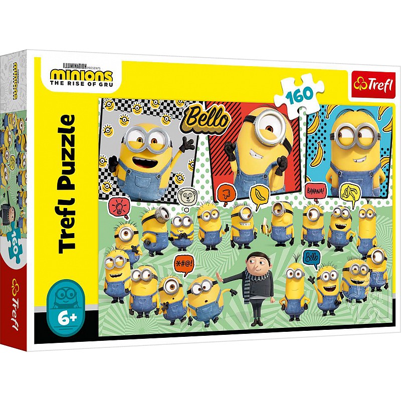 TREFL MINIONS Puzle "Minions", 160 gab.