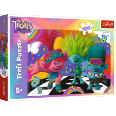 TREFL TROLLS Pusle Trollid 3, 100 osa 16461T