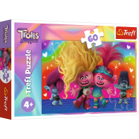 TREFL TROLLS Pusle Trollid 3, 60 osa 17386T