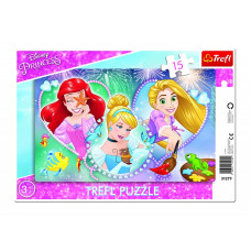 TREFL DISNEY PRINCESS Pusle raamis Printsessid, 15 osa