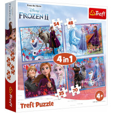 TREFL FROZEN Puslede komplekt, 4 tk, Frozen 2