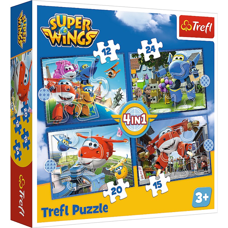 TREFL Puslekomplekt 4in1  Super Wings