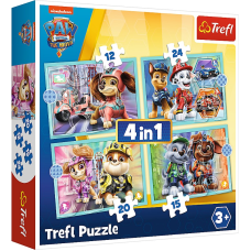 TREFL PAW PATROL Puslede komplekt, 4 tk, Käpapatrull