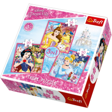 TREFL Pusle komplekt Princess (3 in 1)